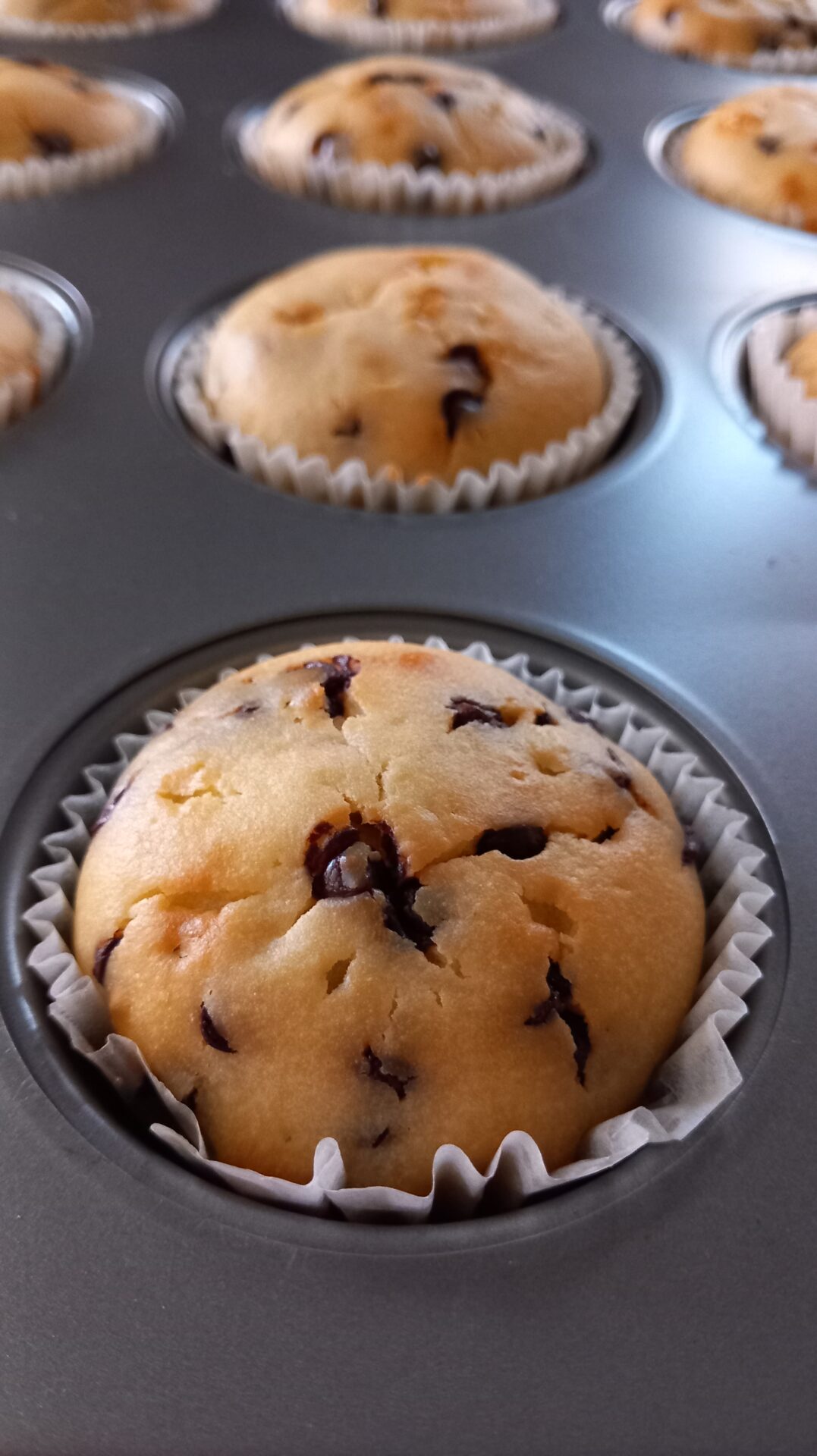 Csokidarabos muffin